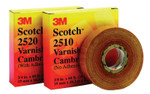 3M Scotch Varnished Cambric Tapes 2520, 36 yd x 3/4 in, Yellow View Product Image