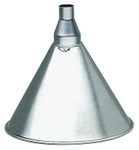 Plews Funnels, 1 qt, Galvanized Steel, 7 in dia. View Product Image