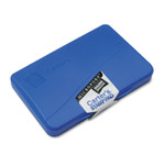 Carter's Pre-Inked Micropore Stamp Pad, 4.25 x 2.75, Blue View Product Image