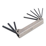 Stanley Products 9 Pc. Folding Hex Key Sets, Hex Tip, Inch View Product Image