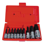 Stanley Products 10 Piece Hex Bit Socket Sets, 3/8 in-1/2 in, Metric, w/Box View Product Image