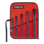 Stanley Products Cold Chisel Sets, 5 Piece, Super Duty, Straight, English, Kit Pouch View Product Image