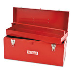 Stanley Products General Purpose Tool Boxes, Double Latch, 20 x 8 1/2 x 9 1/2, Steel, Red View Product Image