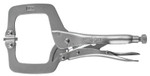 Stanley Products Locking C-Clamps with Swivel Pads, Jaw Opens to 1 5/8 in, 4 in Long View Product Image
