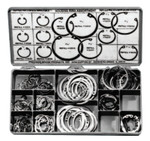 Precision Brand Housing Ring Assortments, Spring Steel, 150 per set View Product Image