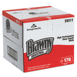 Georgia-Pacific Brawny Heavy Weight HEF Disposable Shop Towels, 9 x 16 4/5, White View Product Image