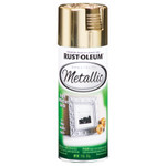 Rust-Oleum Industrial Metallic Spray Paint, 11 oz, Gold, Metallic View Product Image