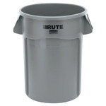 Newell Brands Brute Round Containers, 44 gal, Polyethylene, Gray View Product Image