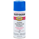 Rust-Oleum Industrial Stops Rust Protective Enamel Spray Paint, 12 oz Aerosol Can, Sail Blue, Gloss Finish View Product Image
