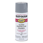 Rust-Oleum Industrial Stops Rust Protective Enamel Spray Paint, 12 oz Aerosol Can, Smoke Gray, Gloss Finish View Product Image