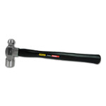 Stanley Products Ball Pein Hammer, Straight Hickory Handle, 14 in, High Carbon Steel 16 oz Head View Product Image