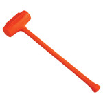 Stanley Products Compo-Cast Sledge Model Soft Face Hammer, 10-1/2 lb Head, 3 in Diameter, Orange View Product Image