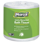 MARCAL PAPER 100% Recycled Two-Ply Bath Tissue, White 709-6079 View Product Image