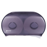 THE COLMAN GROUP, INC Twin 9" Jumbo Tissue Dispenser, 19 x 5 1/4 x 12, Transparent Black Pearl View Product Image