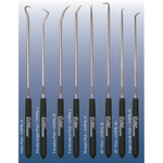 Ullman 8-Piece Hook  Pick Set, Rubber Handle, High Carboned Steel, 9-3/4 in L View Product Image