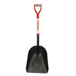 The AMES Companies, Inc. Steel Scoops, 17 in x 14 in Blade, 27 in White Ash Steel D-Grip Handle View Product Image