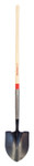 The AMES Companies, Inc. LHRP Digging Shovel, 11 in Round Point Blade, 48 in White Hardwood Handle View Product Image