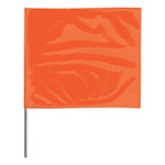 Presco Stake Flags, 2 in x 3 in, 21 in Height, PVC; Steel Wire, Orange Glo View Product Image