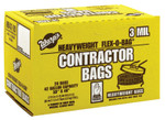 Warp Brothers Flex-O-Bag Trash Can Liners, 42 gal, 3 mil, 33 X 48, Black View Product Image