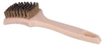 Weiler Tire Cleaning Brushes, 8 1/2 in Foam Block, 5/8 in Trim L, Brass View Product Image