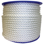 Orion Ropeworks Twisted Nylon Ropes, 9,529 lb Cap., 600 ft, Nylon, White View Product Image