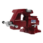 JPW Industries Utility Bench Vise, 5-1/2 in Jaw Width, 3-1/4 in Throat Depth, 360 Swivel View Product Image