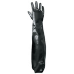 SHOWA Neoprene Shoulder Length Gloves, Black, Smooth, Large View Product Image