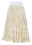 Boardwalk Cut-End Wet Mop Heads, Value Standard Head, #16, Cotton; Polyester Headband View Product Image