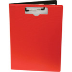 Mobile OPS Portfolio Clipboard With Low-Profile Clip, 1/2" Capacity, 8 1/2 x 11, Red View Product Image