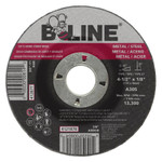 B-Line Depressed Ctr Combo Wheel, 4-1/2 in dia, 1/8 in Thick, 7/8 in Arbor, 30 Grit View Product Image