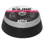 B-Line Cup Wheel, 6 in dia, 2 in Thick, 5/8 in-11 Arbor, 36 Grit, Alum Oxide 903-0006 View Product Image