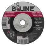 B-Line Depressed Ctr Combo Wheel, 4-1/2 in dia, 1/8 in Thick, 5/8 in-11 Arbor, 30 Grit View Product Image