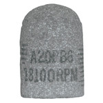 B-Line Cone, 3 in dia, 4 in Thick, 5/8 in-11 Arbor, 24 Grit, Alum Oxide, T16 View Product Image