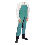 ORS Nasco Cotton Sateen Split Leg Bib Apron, 24 in x 42 in, Visual Green View Product Image