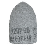 B-Line Cone, 2 in dia, 3 in Thick, 5/8 in-11 Arbor, 24 Grit, Alum Oxide, T16 View Product Image