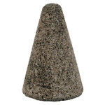B-Line Cone, 3 in dia, 3 in Thick, 5/8 in-11 Arbor, 24 Grit, Alum Oxide, T16 View Product Image