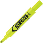 Avery HI-LITER Desk-Style Highlighters, Chisel Tip, Fluorescent Yellow, Dozen View Product Image