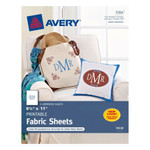 Avery&reg; Fabric Sheet - White View Product Image