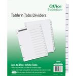 Avery&reg; Table 'n Tabs White Tab Monthly Dividers View Product Image