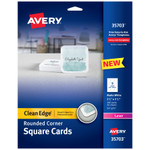 Avery&reg; Clean Edge Laser Printable Multipurpose Card - White View Product Image