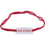 Advantus Social Distancing Chair Strap Sign View Product Image