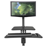 MooreCo Up-Rite Desk Mount for Mouse, Keyboard, Notebook, Tablet PC, Flat Panel Display, Desktop Computer View Product Image
