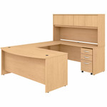 Bush Business Furniture Studio C Desk/Hutch/File Cabinet Set View Product Image