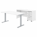 Bush Business Furniture Studio C White Laminate Desking View Product Image