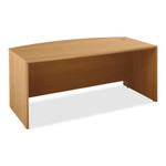 Bush Business Furniture Series C72W Bowfront Desk Shell in Light Oak View Product Image