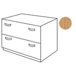 Bush Business Furniture Series C36W 2-Drawer Lateral File - Assembled in Light Oak View Product Image