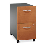 Bush Business Furniture Series C2 Drawer Mobile Pedestal - Assembled in Natural Cherry View Product Image