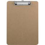 Business Source Flat Clip Hardboard Clipboard View Product Image