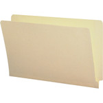 Business Source Straight Tab Cut Legal Recycled End Tab File Folder View Product Image