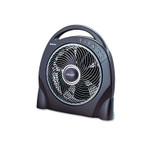 Holmes 12" Oscillating Floor Fan w/Remote, Breeze Modes, 8hr Timer View Product Image